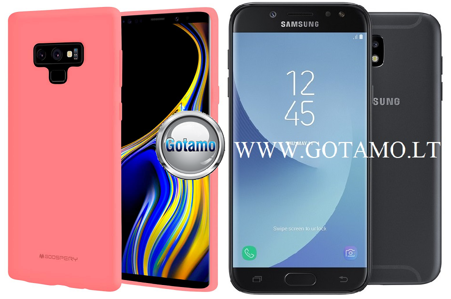 Mercury Soft Feeling dėklas Samsung Galaxy J5 (2017) rožinės spalvos