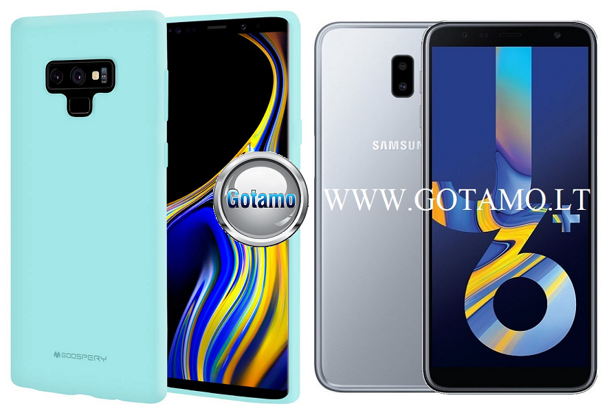 Mercury Soft Feeling dėklas Samsung Galaxy J6+ (2018) mėtinės spalvos