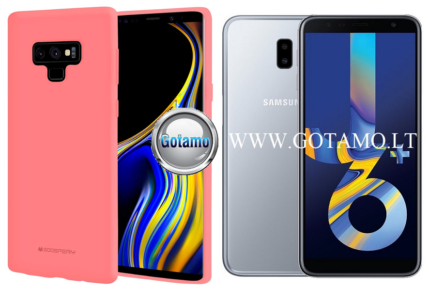 Mercury Soft Feeling dėklas Samsung Galaxy J6+ (2018) rožinės spalvos
