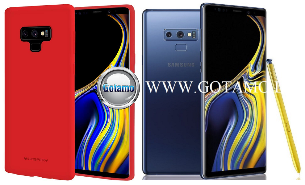 Mercury Soft Feeling dėklas Samsung Galaxy Note 9 raudonos spalvos