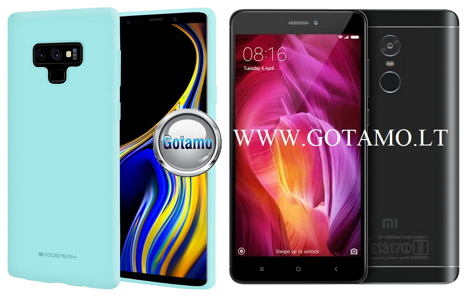 Mercury Soft Feeling dėklas nugarėlė Xiaomi Redmi Note 4 Xiaomi Redmi Note 4X telefonui mėtinės spalvos