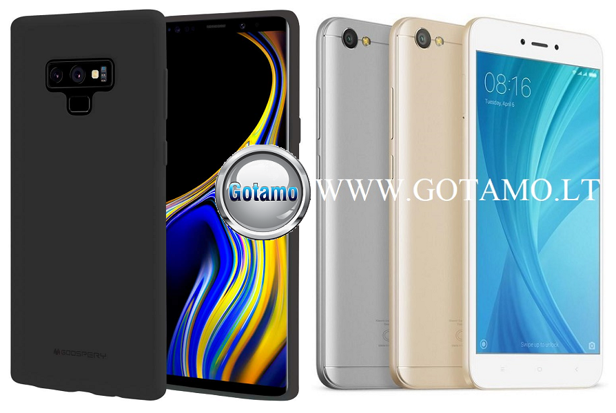 Mercury Soft Feeling dėklas nugarėlė Xiaomi Redmi Note 5A telefonui juodos spalvos