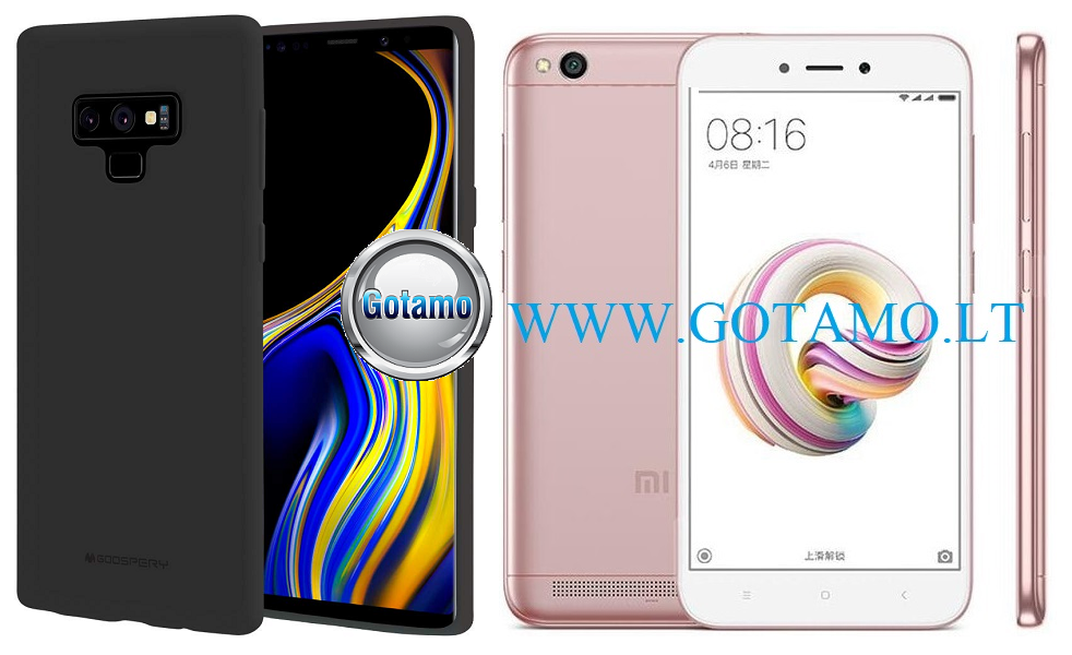 Mercury Soft Felling dėklas nugarėlė Xiaomi Redmi 5A telefonui juodos spalvos