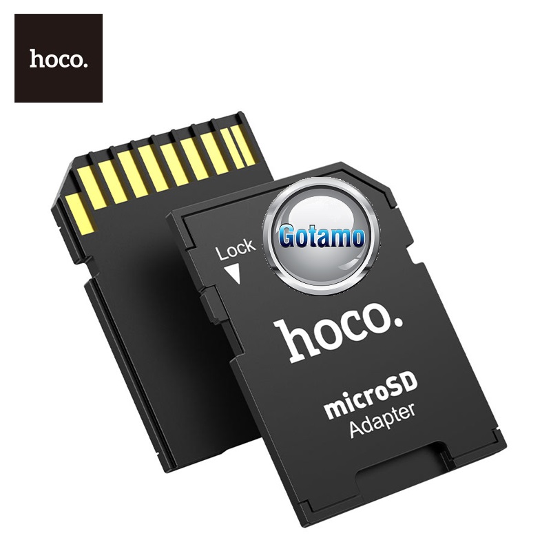 Micro SD (TF) į SD atminties kortelės adapteris Hoco HB22 4 Adapteris Hoco HB22 4