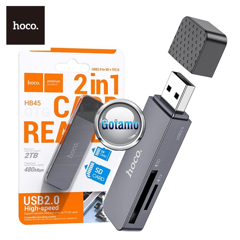 Kortelių skaitytuvas Hoco HB45 USB 2.0