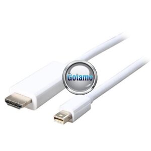 Mini DP į HDMI kabelis 1,8 metro kompiuteriui ir televizoriui