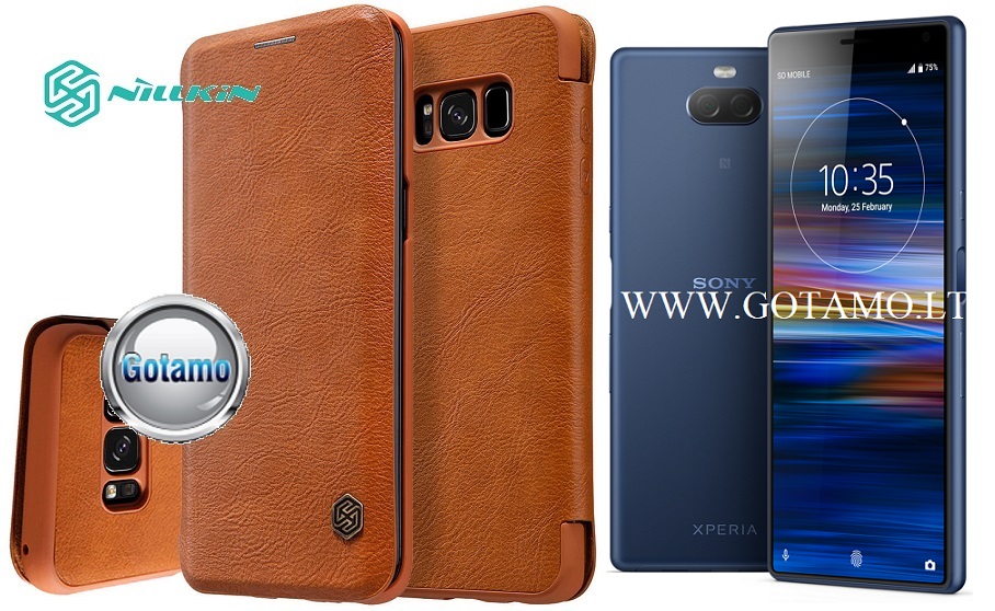 Nillkin Qin odinis dėklas Sony Xperia 10, Sony Xperia XA3
