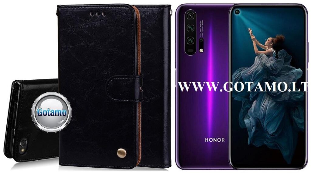 Huawei nova 5T telefonams juodos spalvos