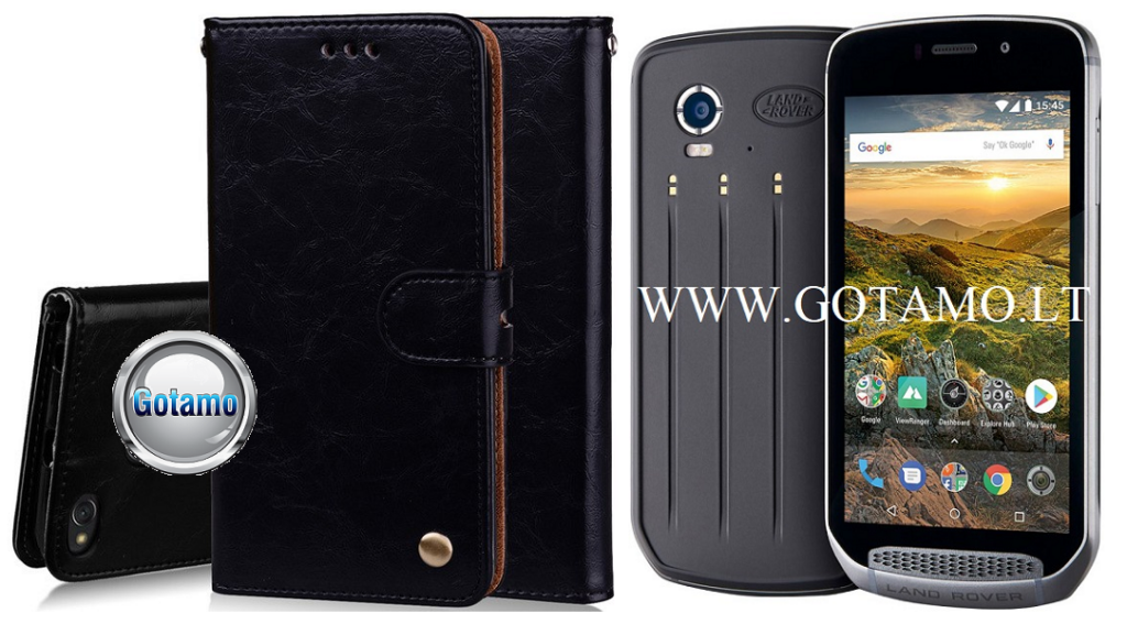 Odyssey dėklas Land Rover Explore telefonui juodos spalvos