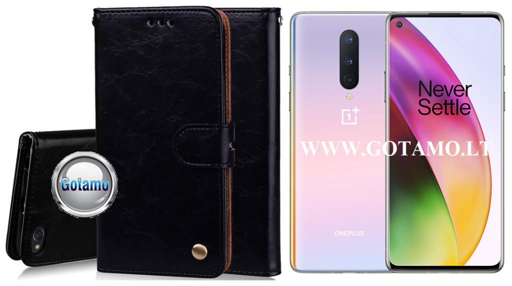 Odyssey dėklas OnePlus 8 juodos spalvos