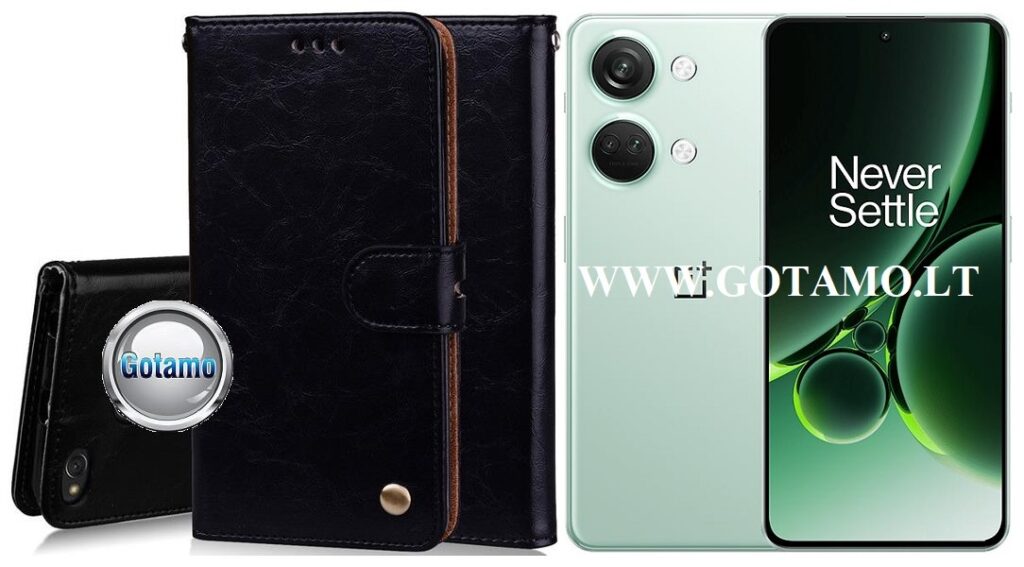 Odyssey dėklas OnePlus Nord 3 juodos spalvos