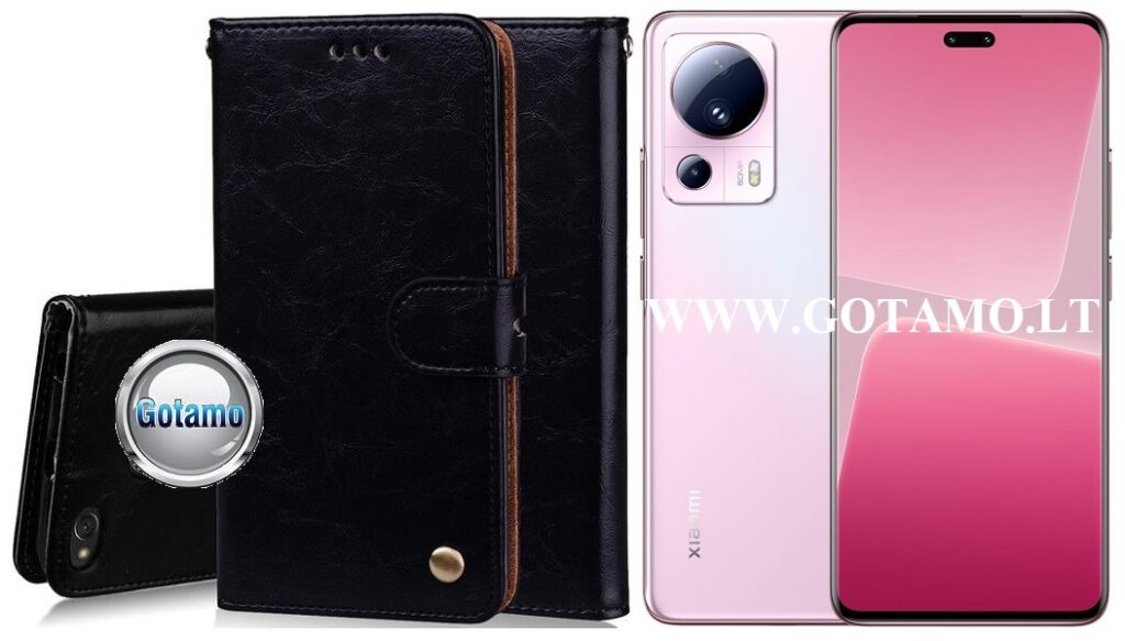 Odyssey dėklas Xiaomi 13 Lite telefonui juodos spalvos