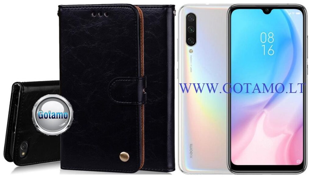 Odyssey dėklas Xiaomi Mi A3 telefonui juodos spalvos