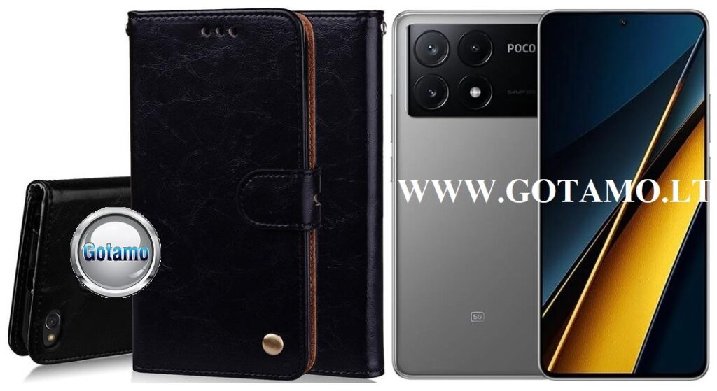 Odyssey dėklas Xiaomi Poco X6 Pro telefonui juodos spalvos