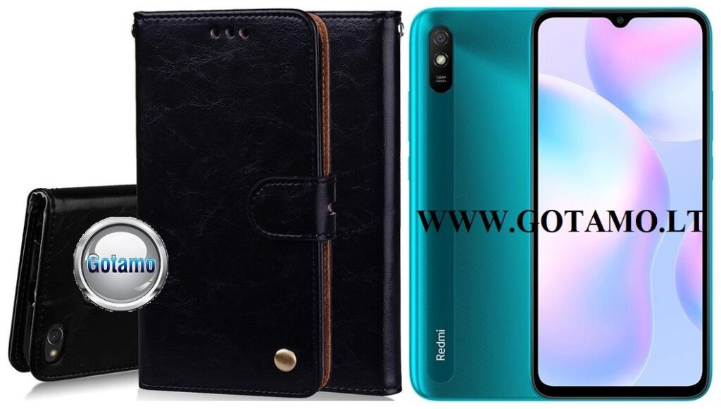 Odyssey dėklas Xiaomi Redmi 9A telefonui juodos spalvos