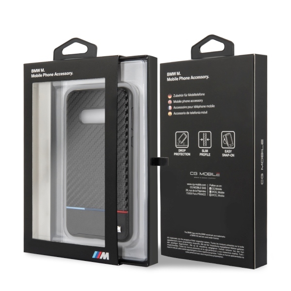 Originalus BMW dėklas nugarėlė M Power Samsung Galaxy S10e telefonams juodos spalvos 6 Originalus BMW dėklas Samsung Galaxy S10e – nuotrauka 6