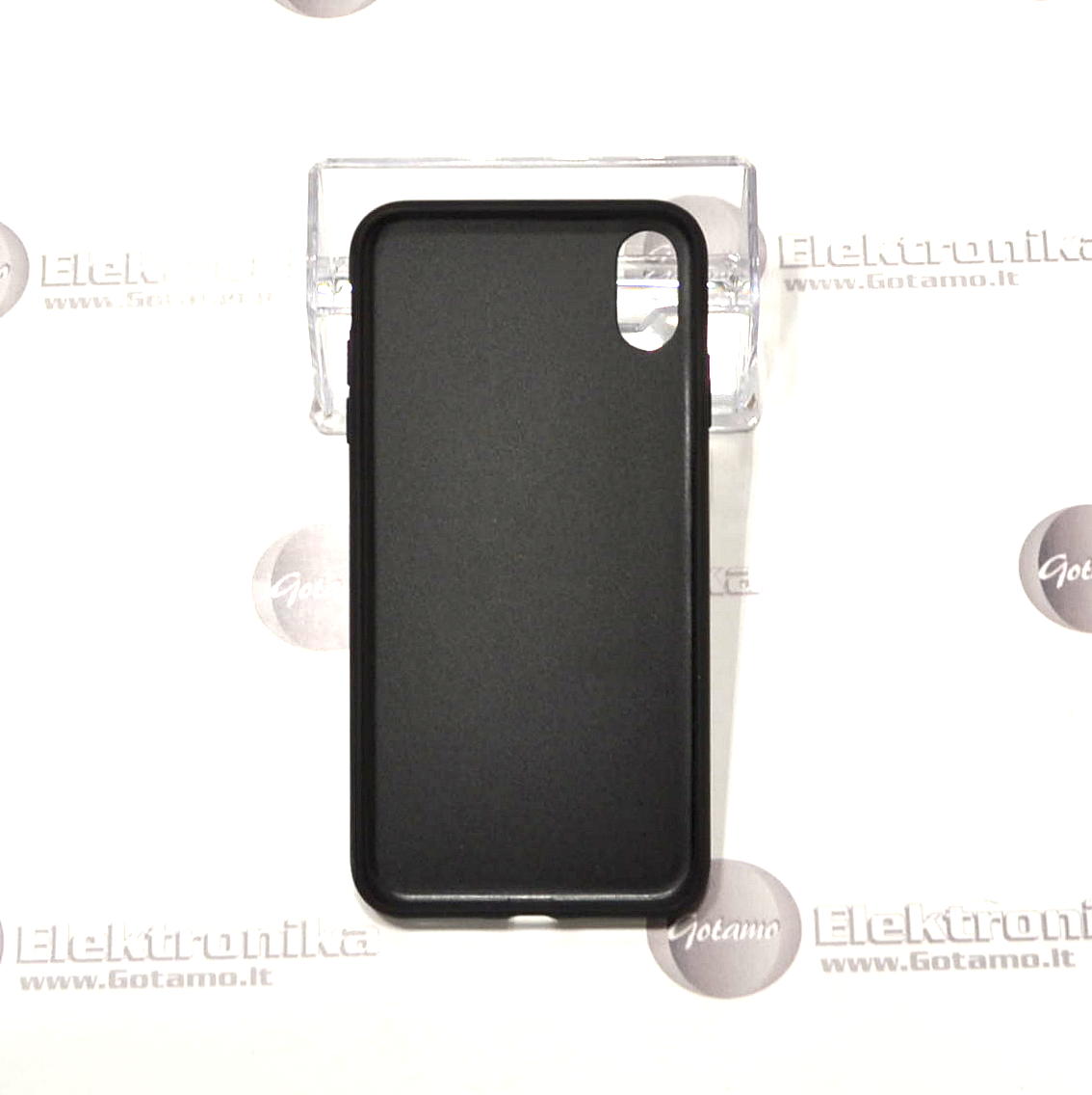 Originalus BMW dėklas nugarėlė Perforated Leather Apple iPhone Xs Max telefonams juodos spalvos 4 Bmw deklas perforated leather Apple iPhone xs max juodos 4
