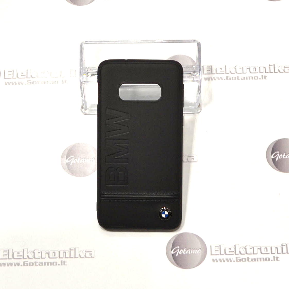 Originalus BMW dėklas nugarėlė Signature Samsung Galaxy S10e telefonams juodos spalvos 3 Originalus BMW dėklas Samsung Galaxy S10e – nuotrauka 3
