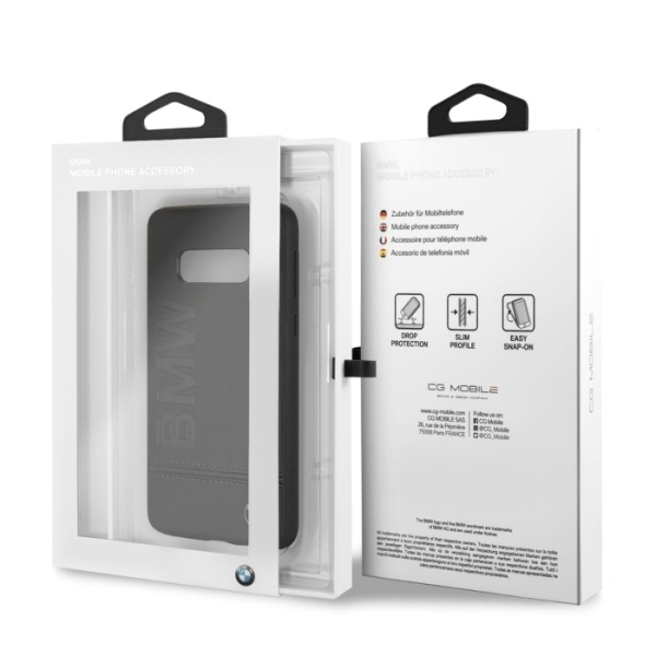 Originalus BMW dėklas nugarėlė Signature Samsung Galaxy S10e telefonams juodos spalvos 6 Originalus BMW dėklas Samsung Galaxy S10e – nuotrauka 6