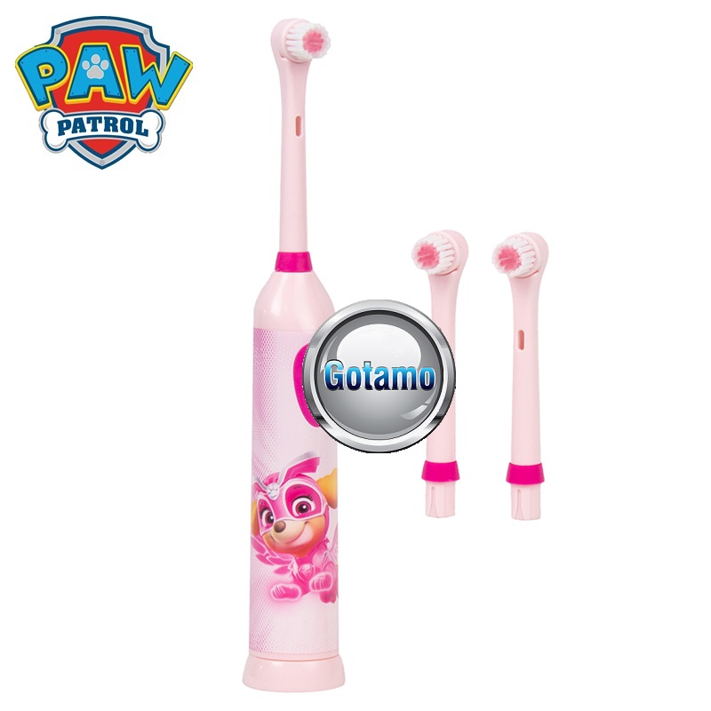 Paw Patrol elektrinis dantų šepetėlis Sky (rožinis) 4 dantų šepetėlis Sky Paw Patrol 4