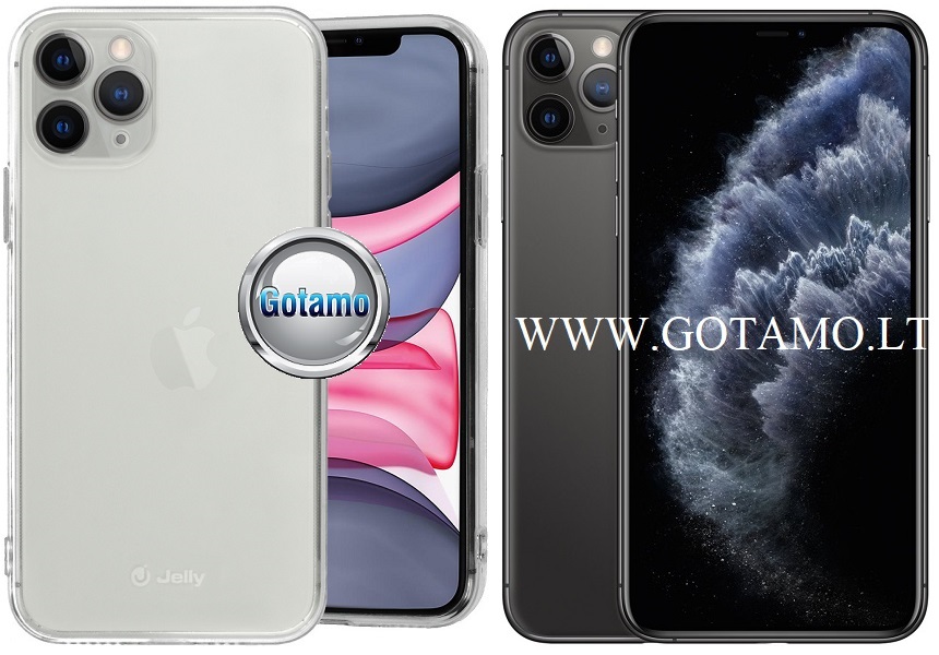 Pearl jelly deklas Apple iPhone 11 pro max skaidrus
