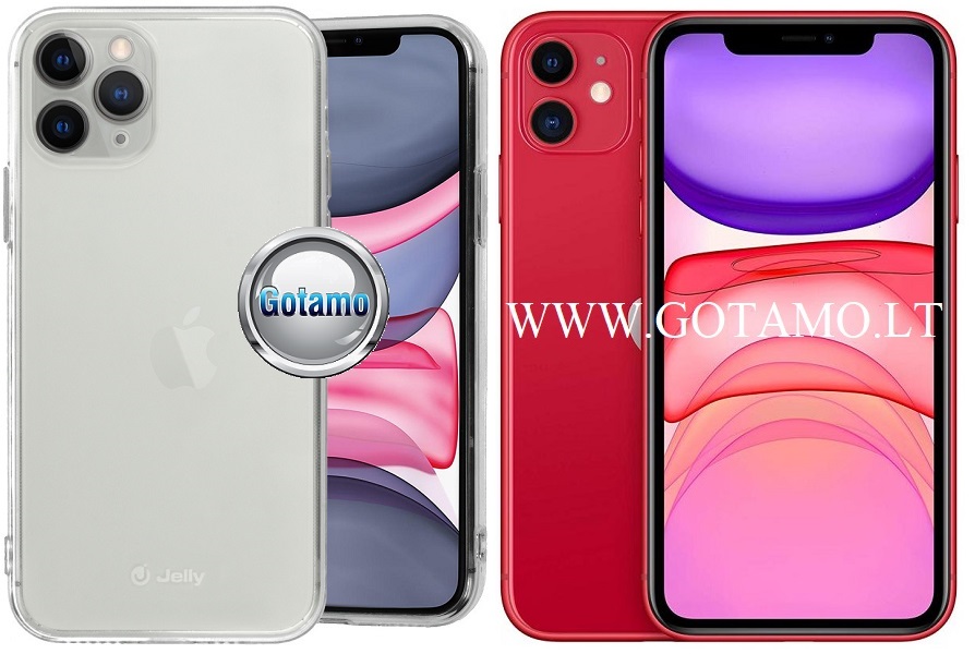 Pearl jelly deklas Apple iPhone 11 skaidrus