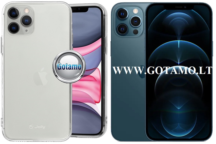 Pearl jelly deklas Apple iPhone 12 pro max skaidrus