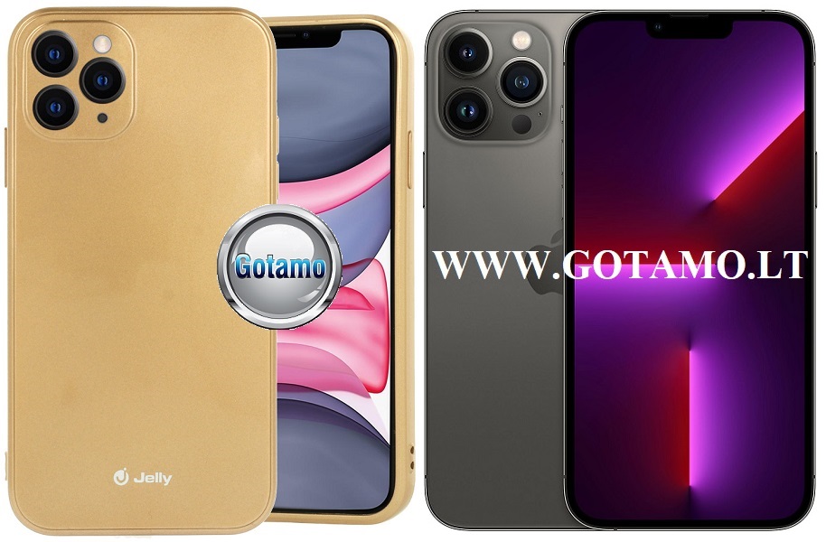Pearl jelly deklas Apple iPhone 13 pro max aukso