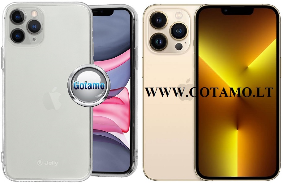 Pearl jelly deklas Apple iPhone 13 pro skaidrus