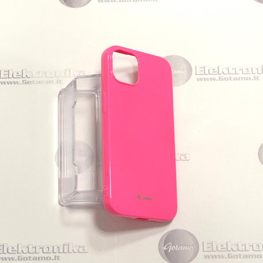 Pearl Jelly dėklas nugarėlė Apple iPhone 13 telefonui tamsiai rožinės spalvos 4 Pearl jelly deklas Apple iPhone 13 tamsiai rozines 4
