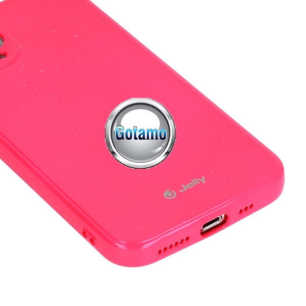 Pearl Jelly dėklas nugarėlė Apple iPhone 13 telefonui tamsiai rožinės spalvos 5 Pearl jelly deklas Apple iPhone 13 tamsiai rozines 5