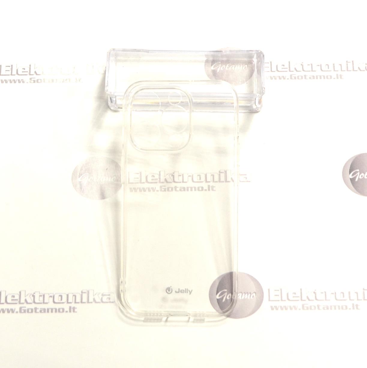 Pearl Jelly dėklas nugarėlė Apple iPhone 14 Pro telefonui skaidrus 2 Pearl jelly deklas Apple iPhone 14 pro skaidrus 2