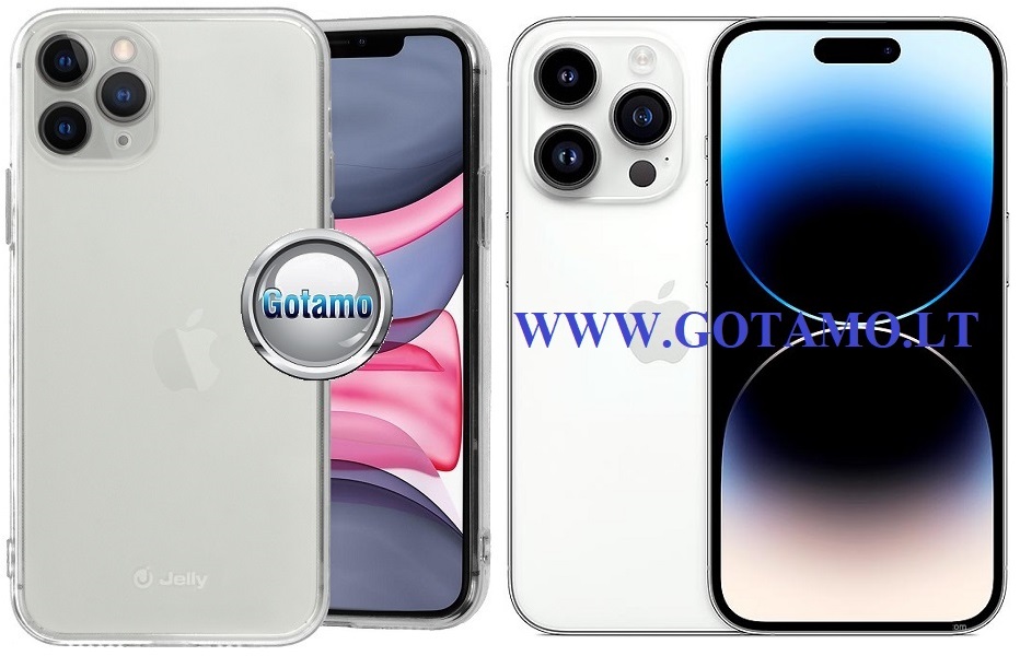 Pearl jelly deklas Apple iPhone 14 pro skaidrus
