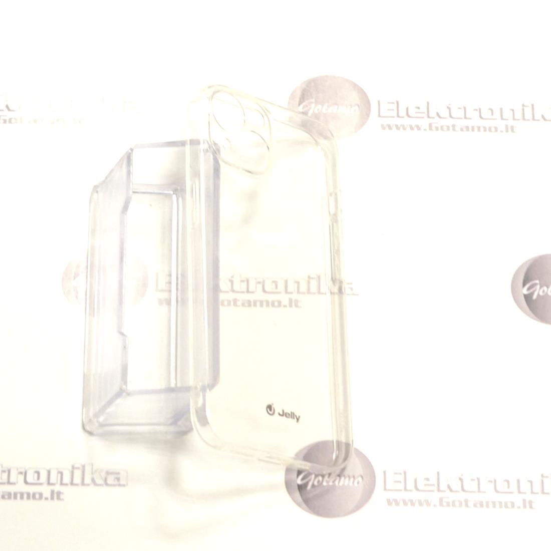 Pearl Jelly dėklas nugarėlė Apple iPhone 14 telefonui skaidrus 3 Pearl jelly deklas Apple iPhone 14 skaidrus 3