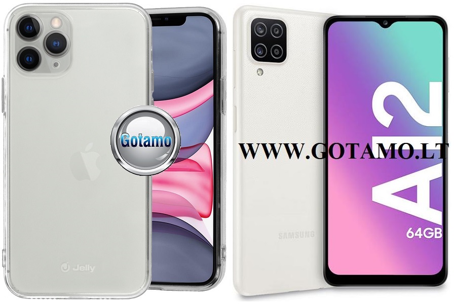 Pearl Jelly dėklas Samsung Galaxy M12 skaidrus spalvos
