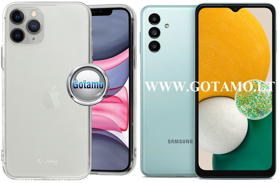 Pearl Jelly dėklas Samsung Galaxy A04s skaidrus spalvos