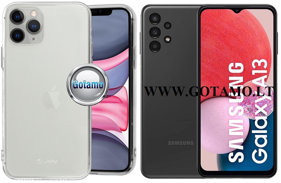 Pearl Jelly dėklas Samsung Galaxy A13 skaidrus spalvos