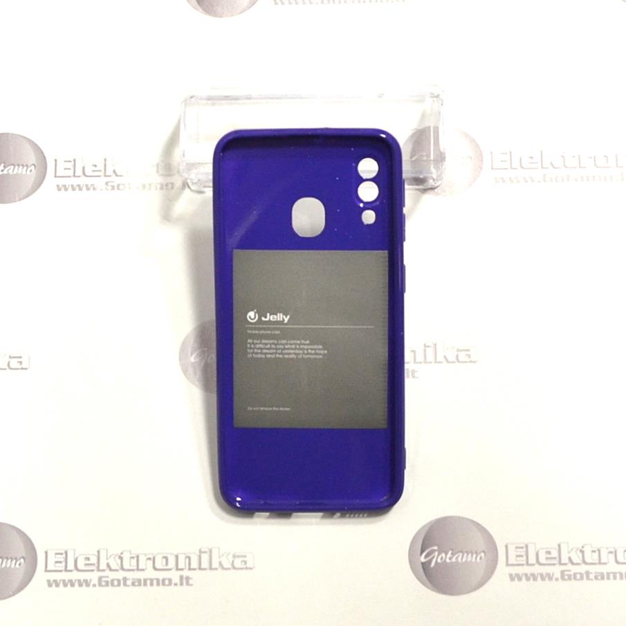 Pearl Jelly dėklas nugarėlė Samsung Galaxy A20e telefonui violetinės spalvos 3 Pearl Jelly dėklas Samsung Galaxy A20e – nuotrauka 3
