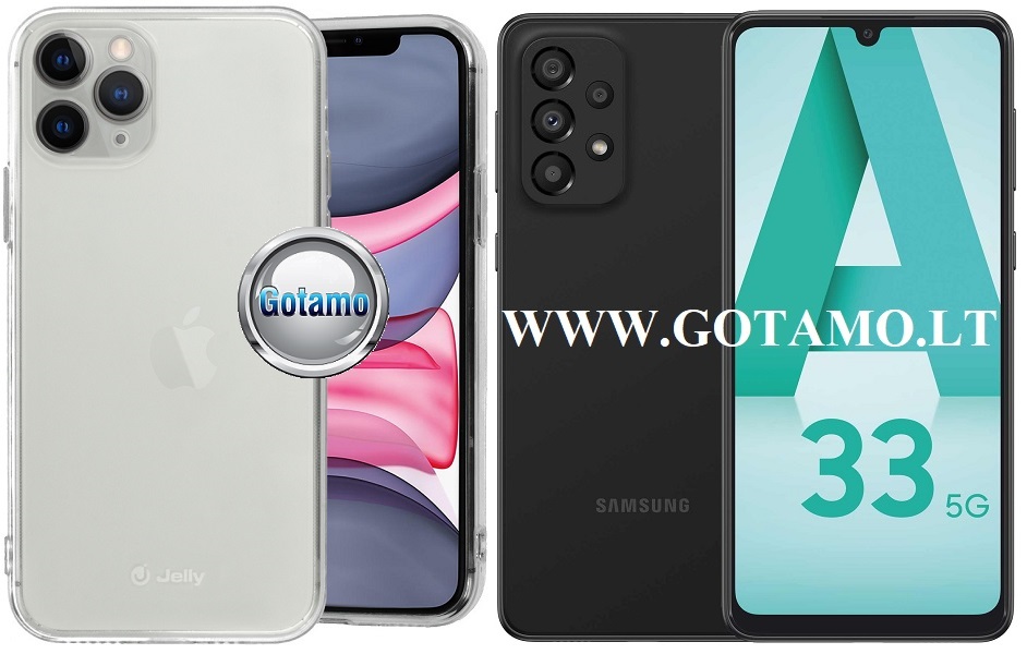 Pearl Jelly dėklas Samsung Galaxy A33 5G skaidrus spalvos
