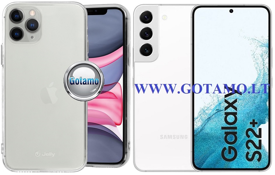 Pearl Jelly dėklas Samsung Galaxy S22+ 5G skaidrus spalvos