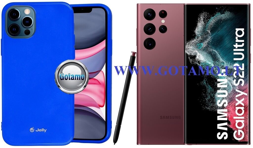 Pearl Jelly dėklas Samsung Galaxy S22 Ultra 5G mėlynos spalvos