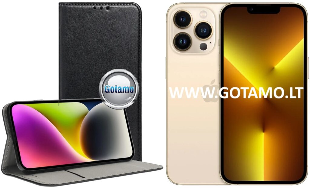 Re cap magnetinis deklas Apple iPhone 13 pro juodos