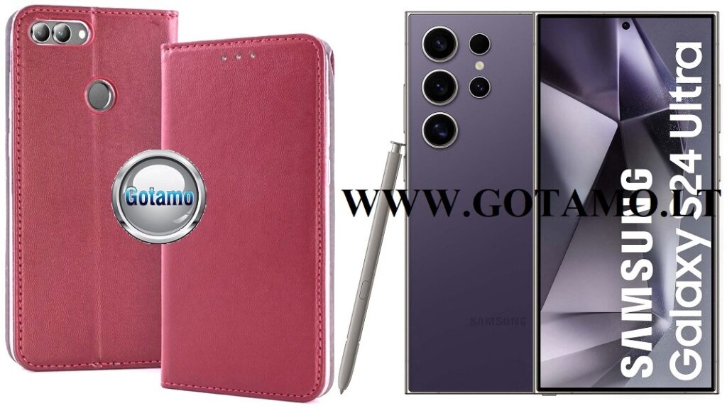 Re-Cap magnetinis dėklas Samsung Galaxy S24 Ultra mobiliajam bordo spalvos