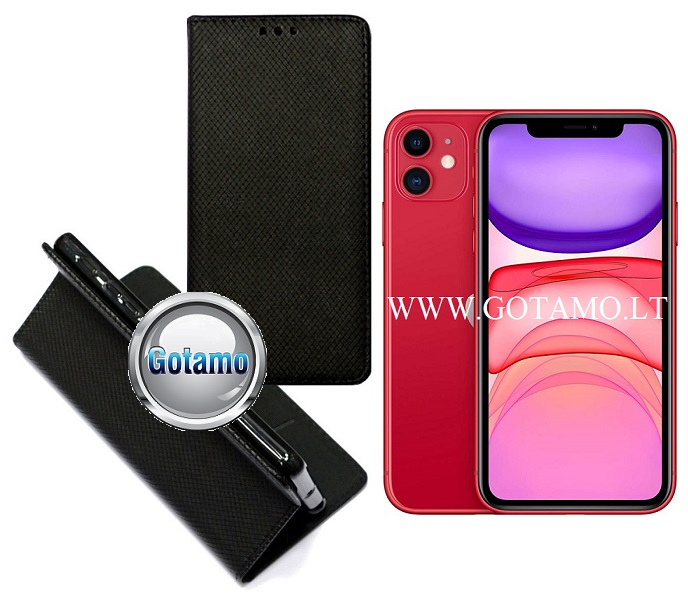 Re grid magnetinis deklas Apple iPhone 11 juodos