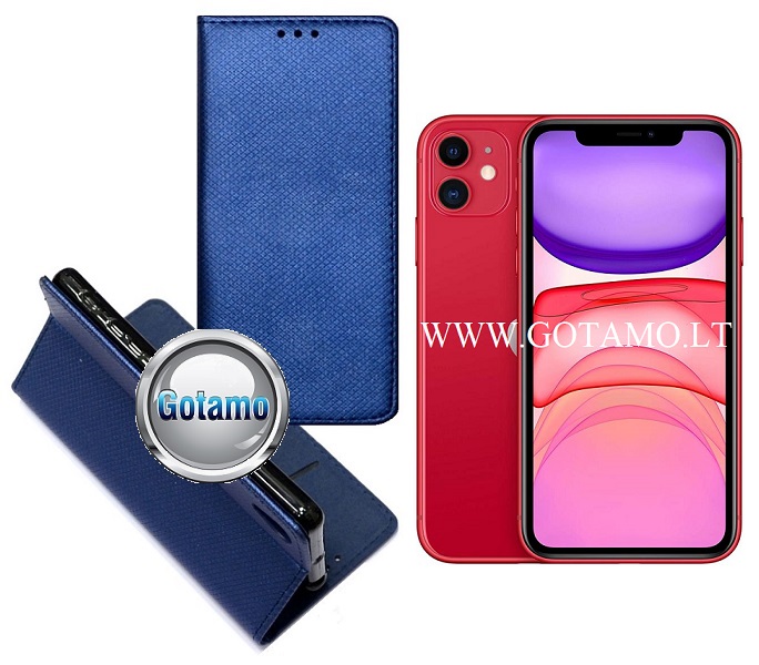 Re grid magnetinis deklas Apple iPhone 11 melynos