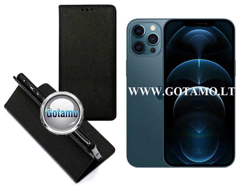 Re grid magnetinis deklas Apple iPhone 12 pro max juodos