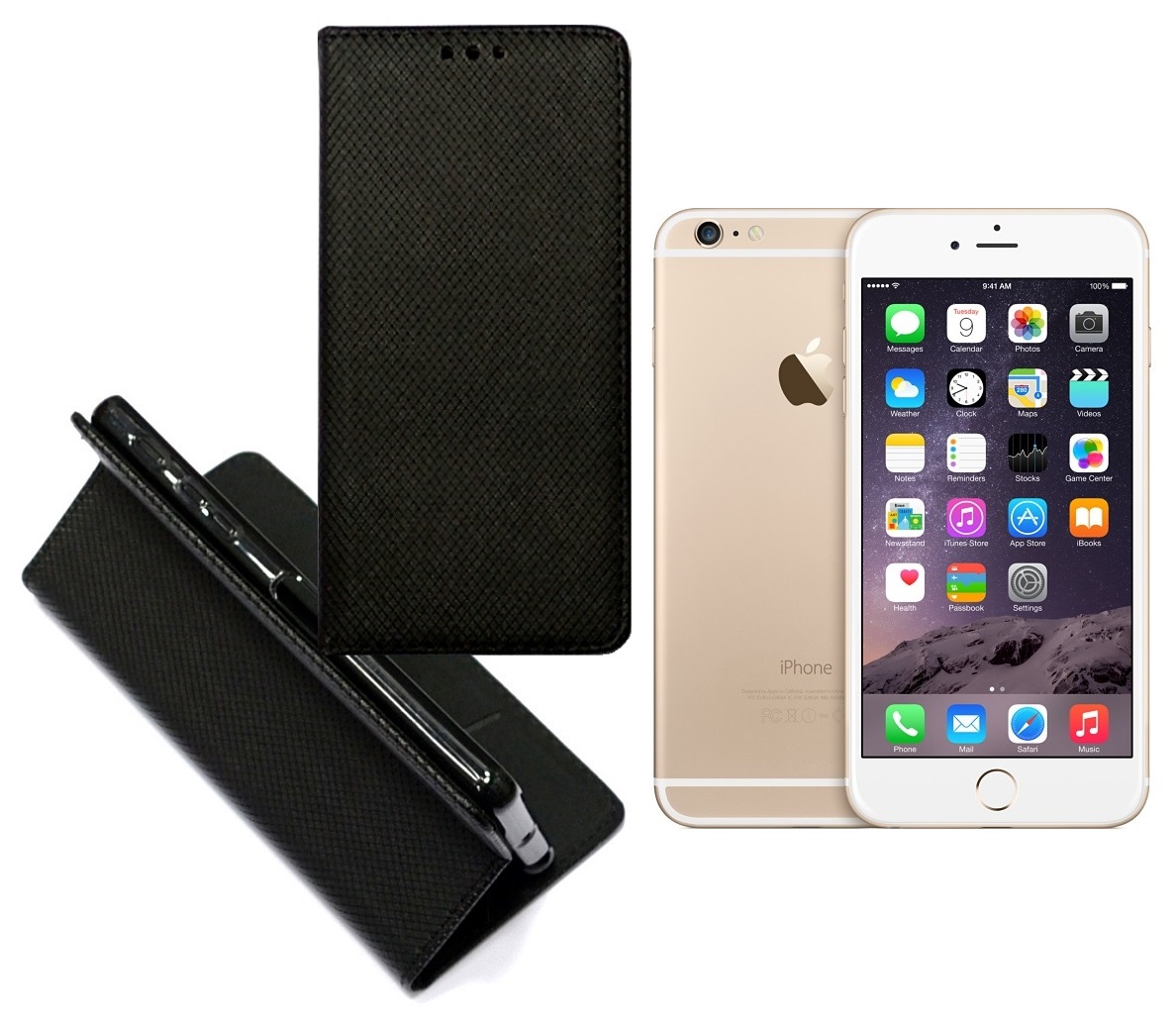 Re-Grid magnetinis dėklas Apple iPhone 6 6s mobiliesiems telefonams juodos spalvos 1 Re grid magnetinis dėklas Apple iPhone 6 6s juodos