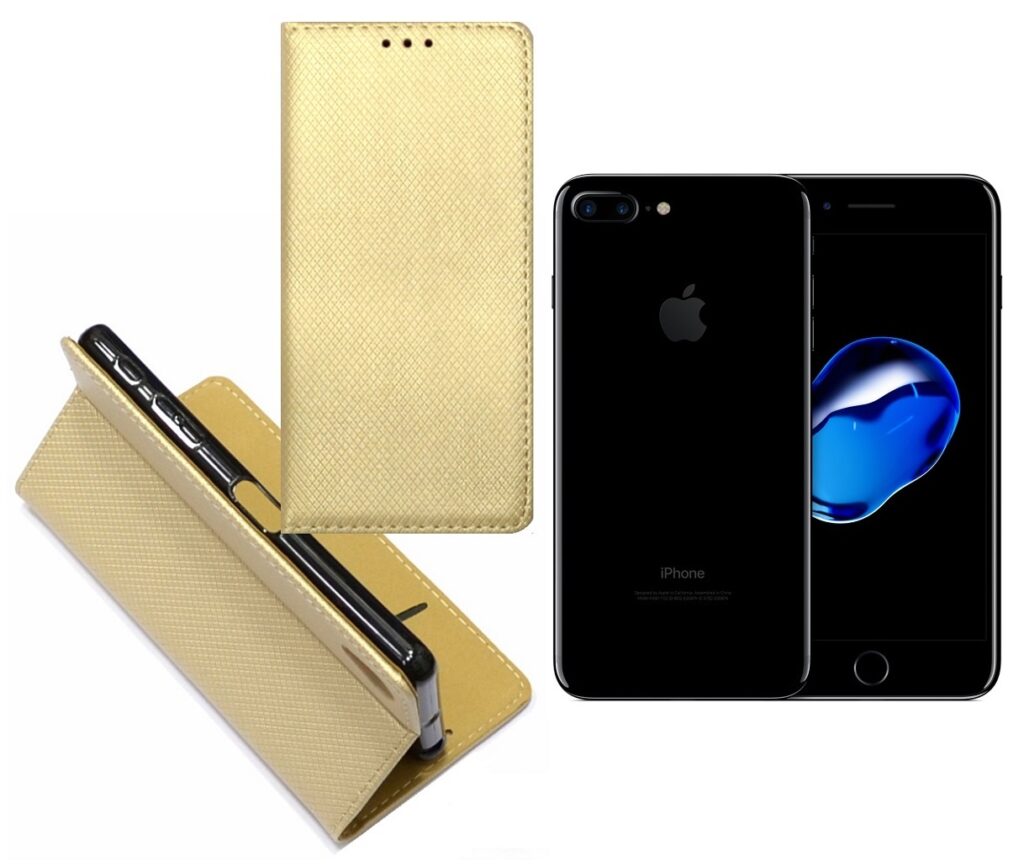 Re grid magnetinis deklas Apple iPhone 7 plus 8 plus aukso