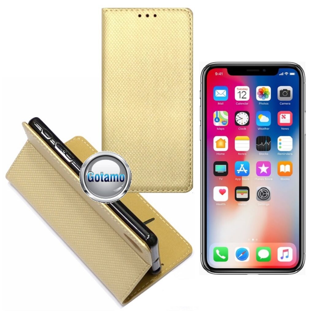 Re grid magnetinis deklas Apple iPhone x xs aukso