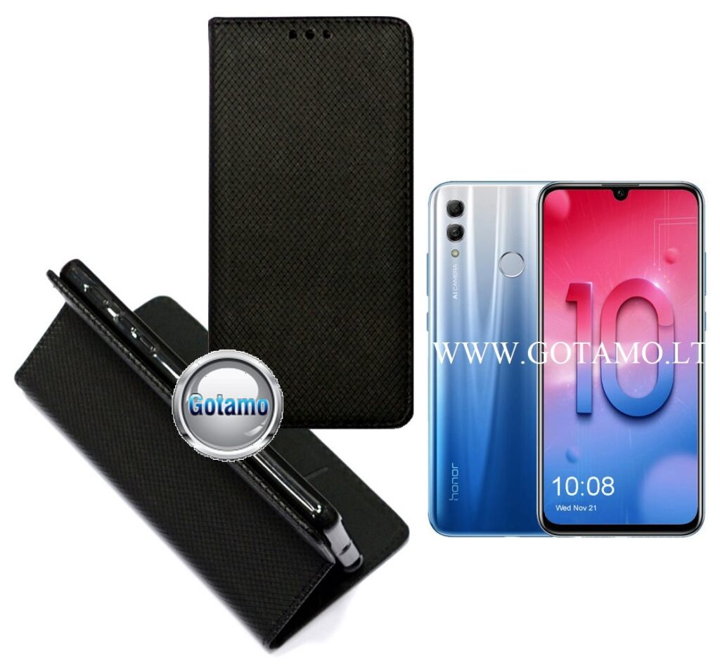 Re-Grid magnetinis dėklas Huawei Honor 10 Lite telefonams juodos spalvos